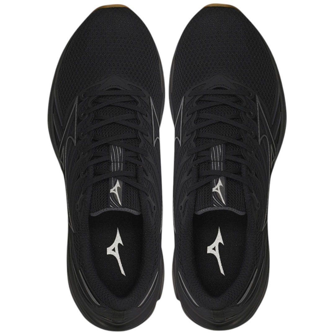 Tênis Esportivo Masculino Mizuno Jet 8 Original Treino Macio Preto 3