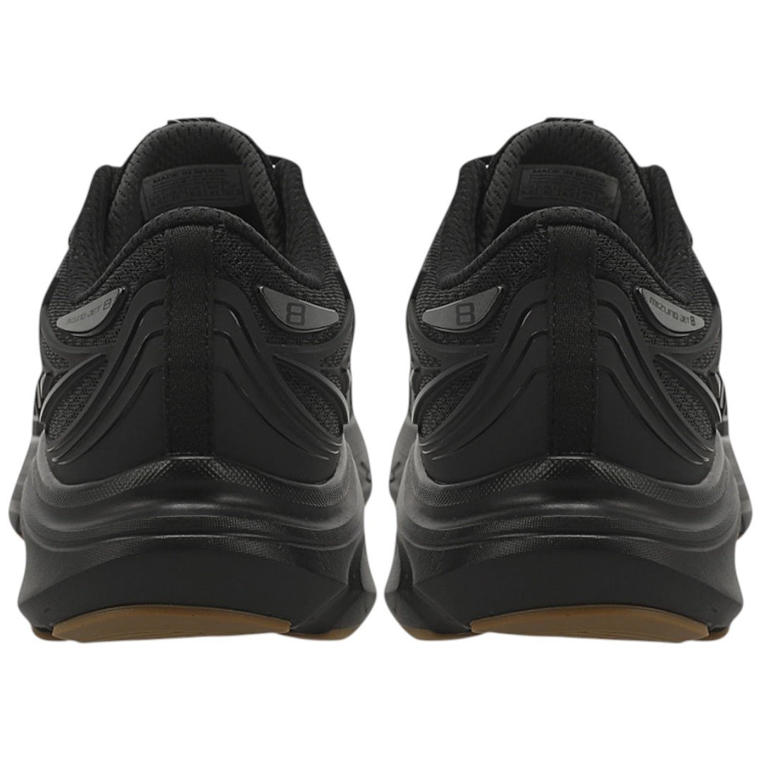 Tênis Esportivo Masculino Mizuno Jet 8 Original Treino Macio Preto 4