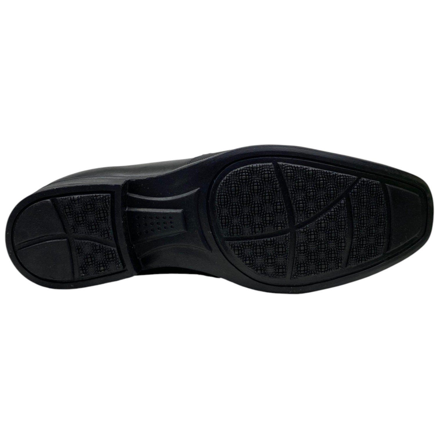 Sapato Social Masculino Sem Cadarço Com Fivela Texturizado Preto 5