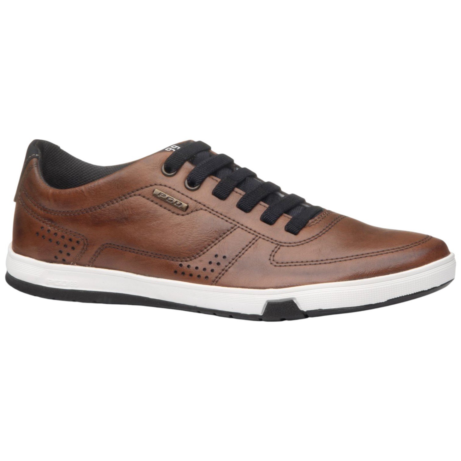 Sapatênis Casual Masculino Pegada Element Confortável Macio Marrom 1