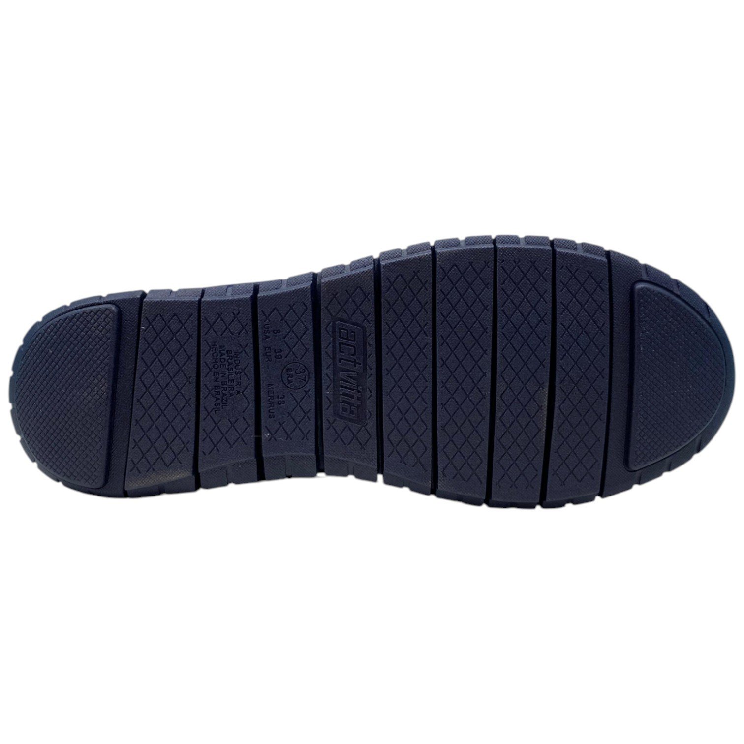 Tênis Sapatilha Slip On Feminino Actvitta Confortável + Leve Azul 5