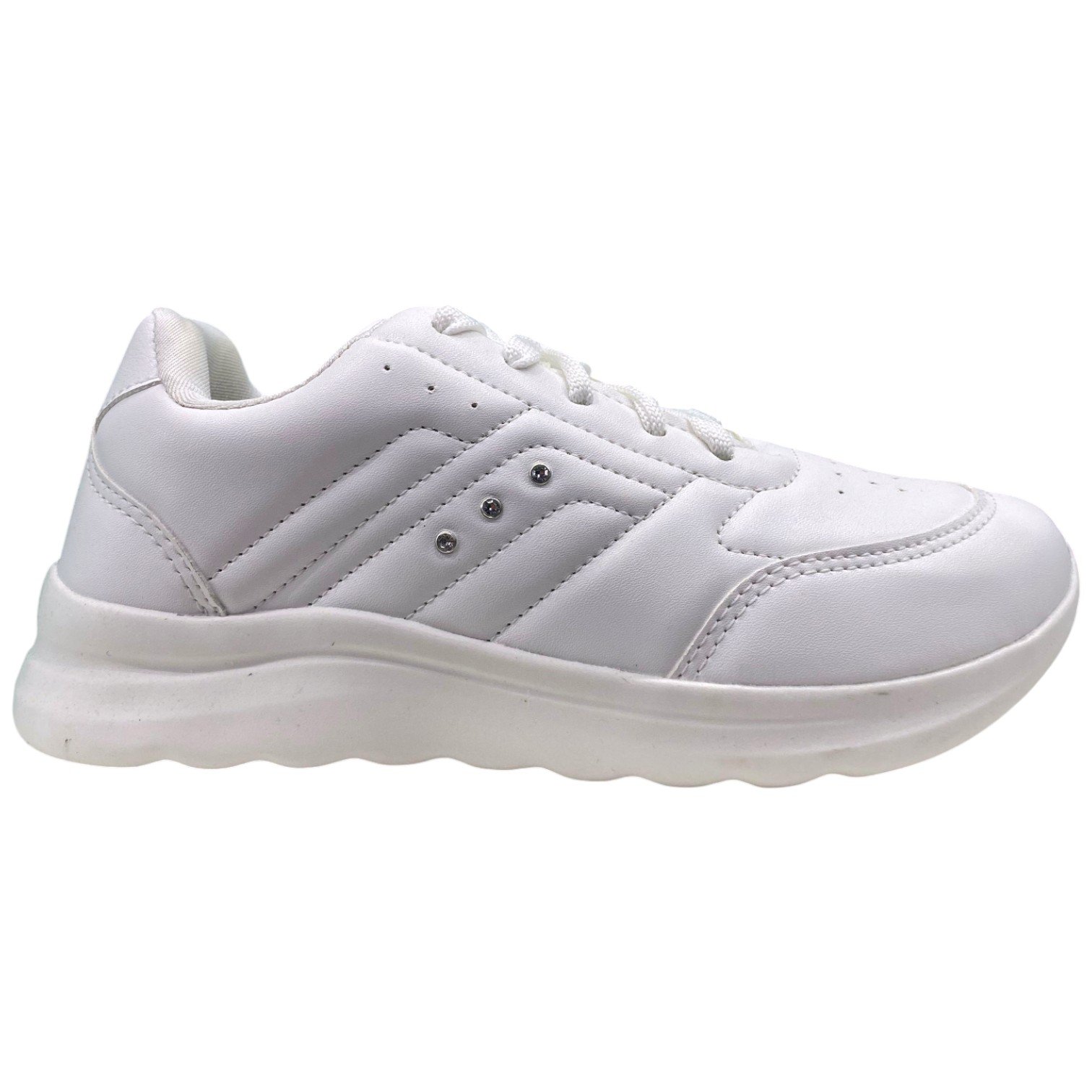 Tênis Casual Feminino Confortável Strass Dia A Dia Skynner