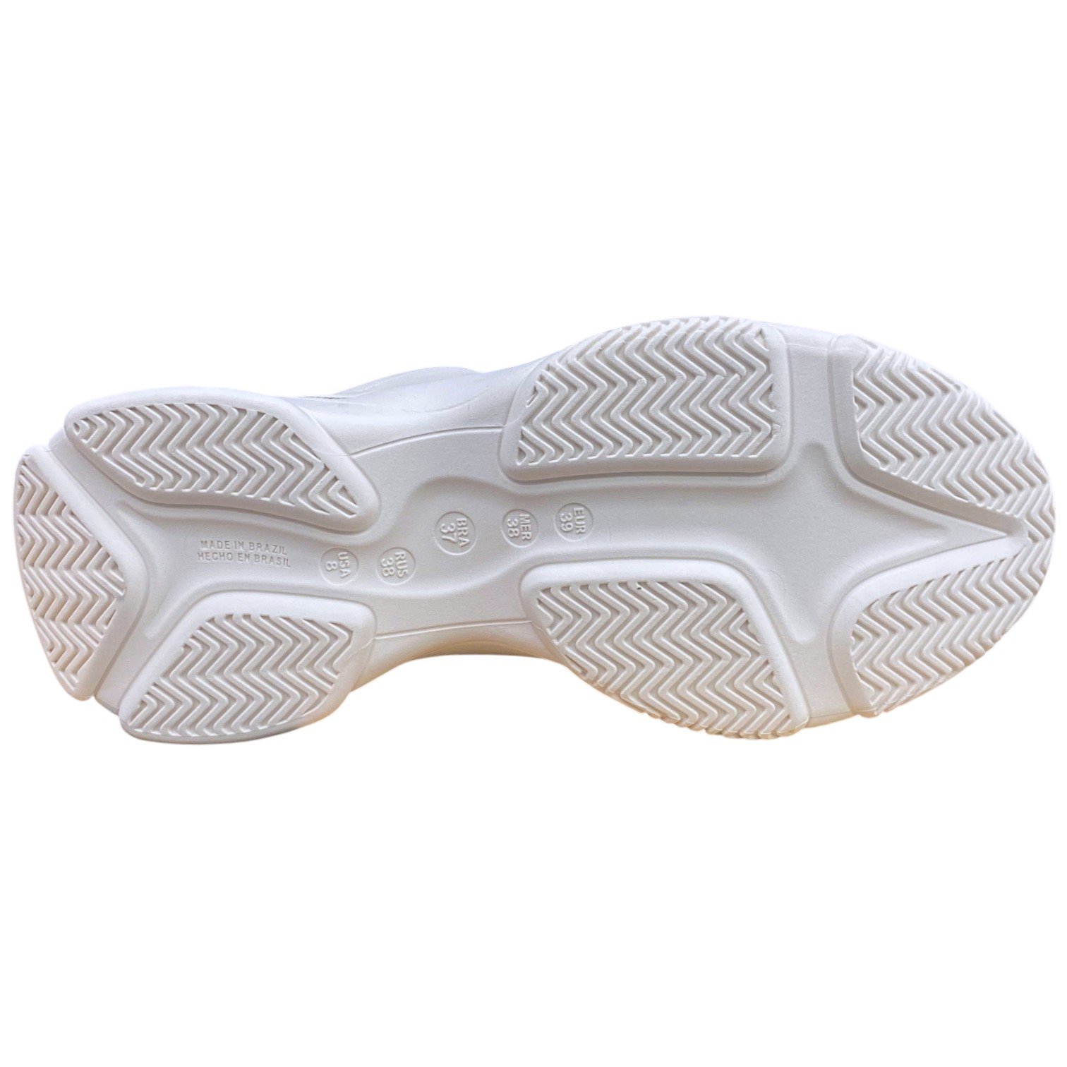 Tênis Casual Feminino Ramarim Flatform Sola Alta 74202 Branco 4