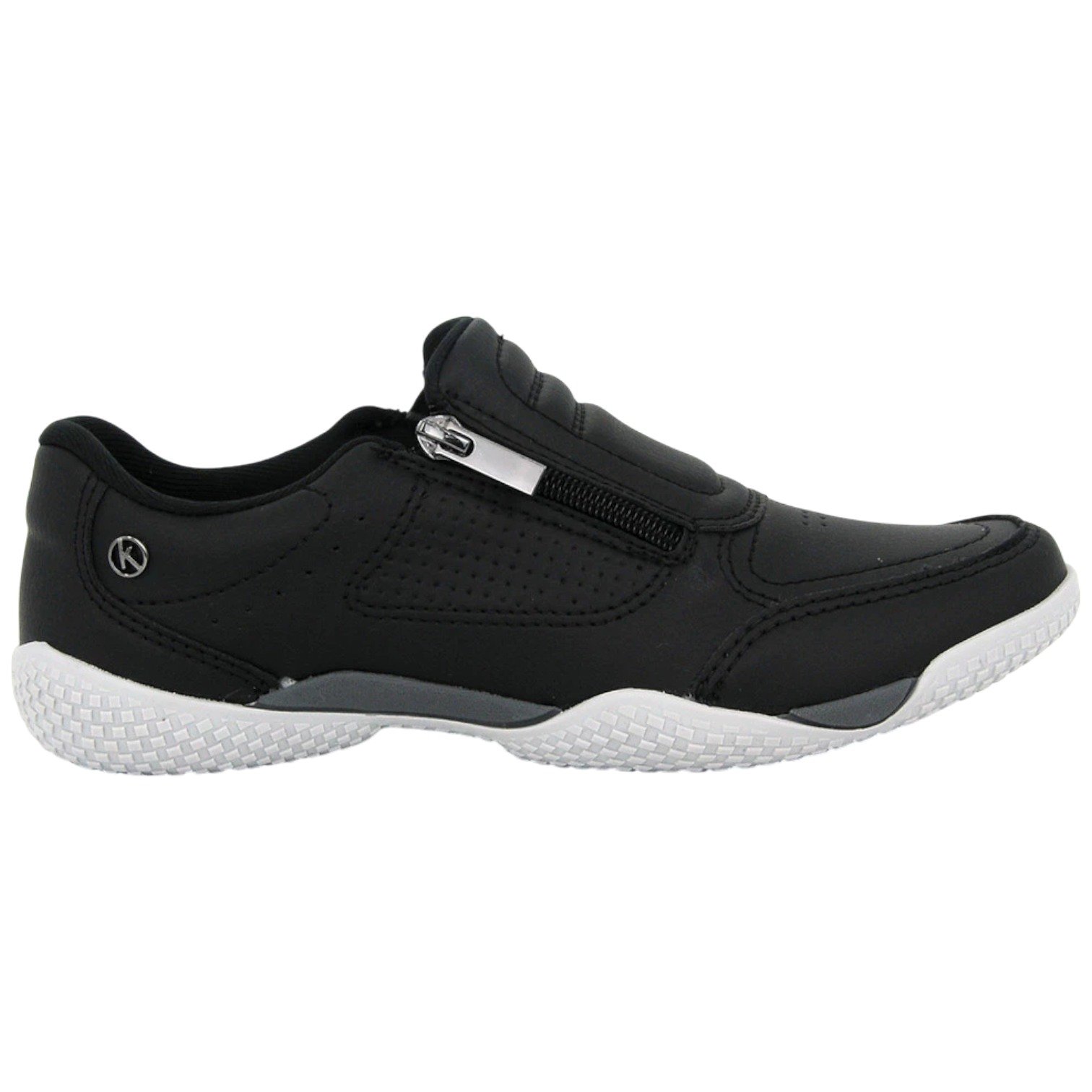 Tênis Casual Feminino Kolosh Calce Fácil Com Zíper Conforto