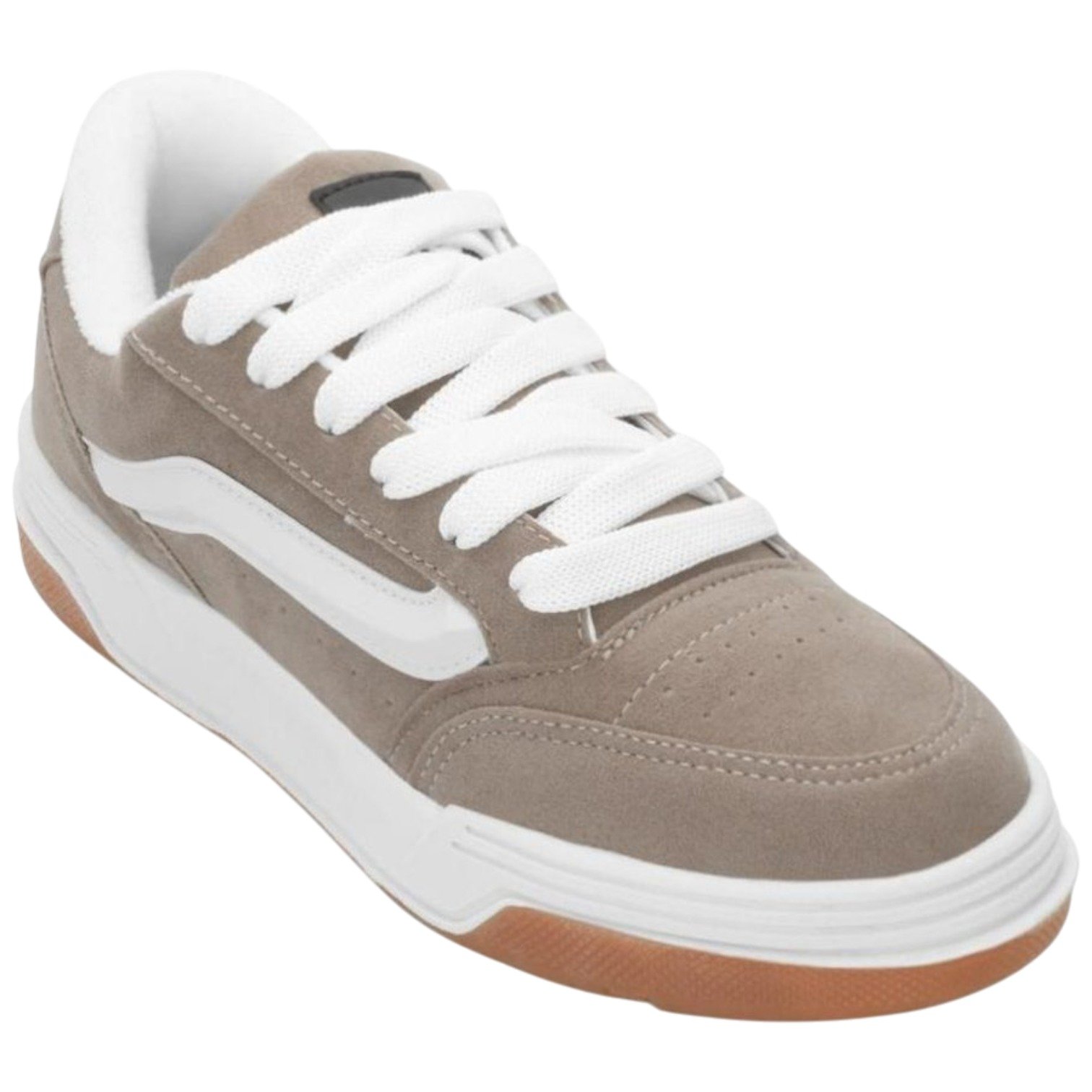 Tênis Casual Masculino Urbano Streetwear Confortável By Oxii Marrom 2