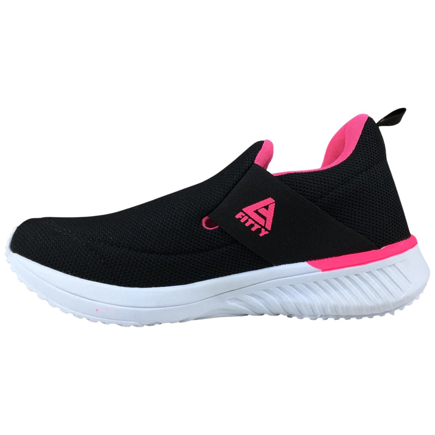 Tênis Casual Feminino Fitty Para Caminhada E Dia A Dia Preto 3