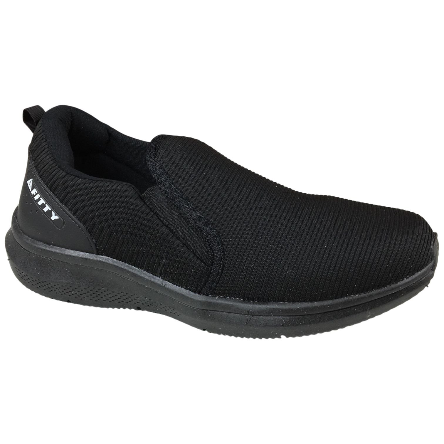 Tênis Casual Masculino Fitty Confortável Para Caminhada Preto 2