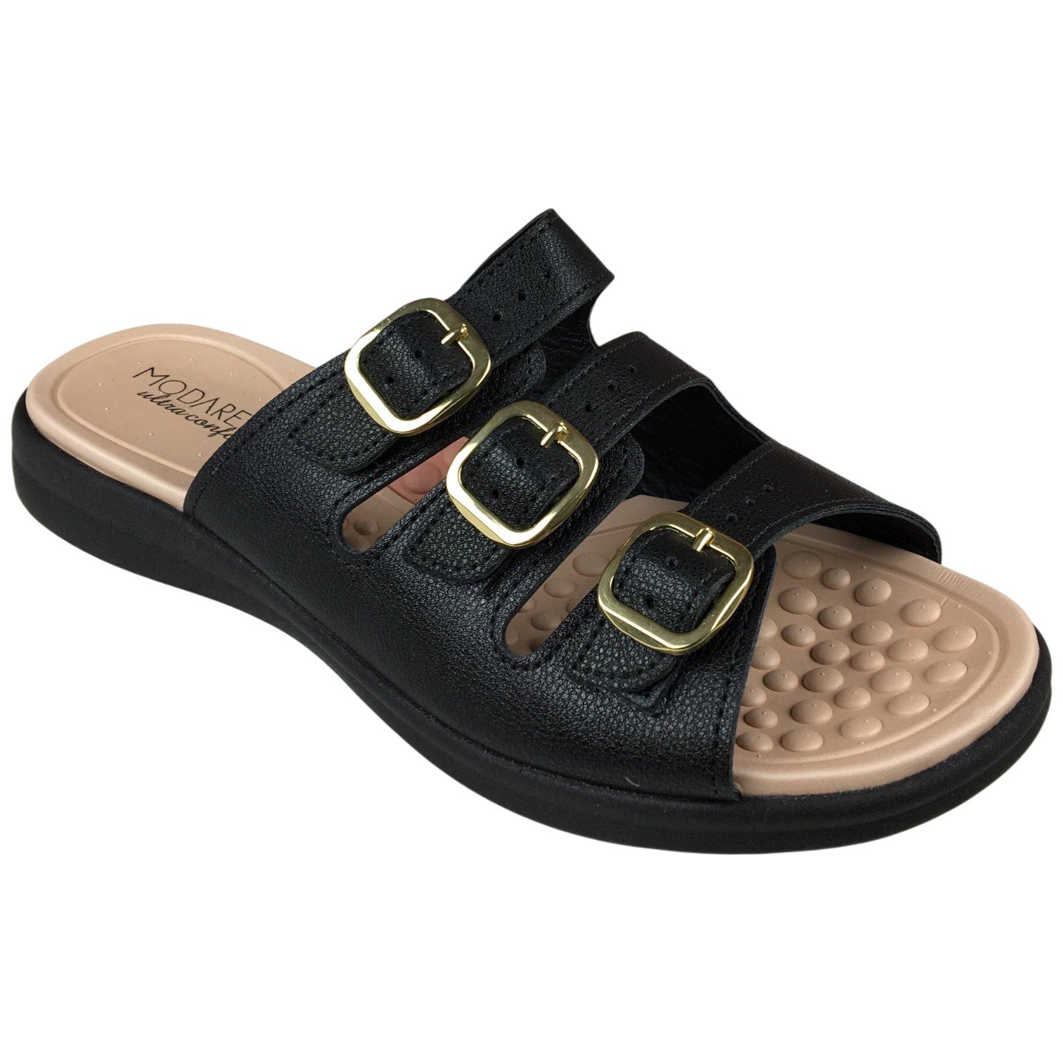 Tamanco Ortopédico Slide Feminino Modare Ultra Conforto Preto 2