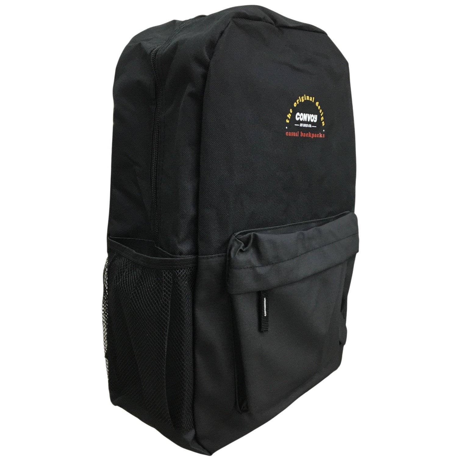 Mochila Casual Escolar Faculdade Leve Resistente Para O Dia Preto/Cinza 2