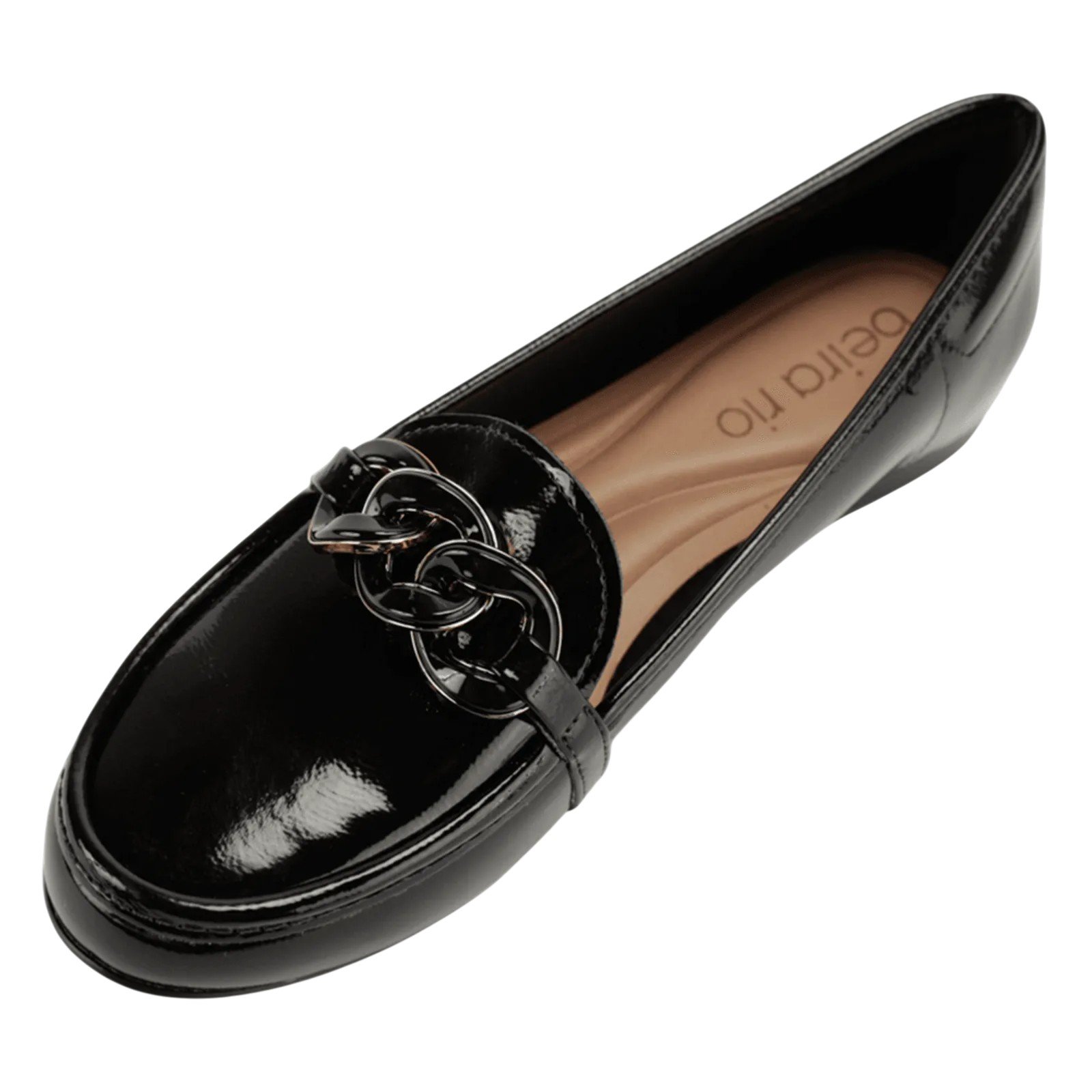 Sapato Mocassim Feminino Beira Rio Bico Redondo Casual Preto 3