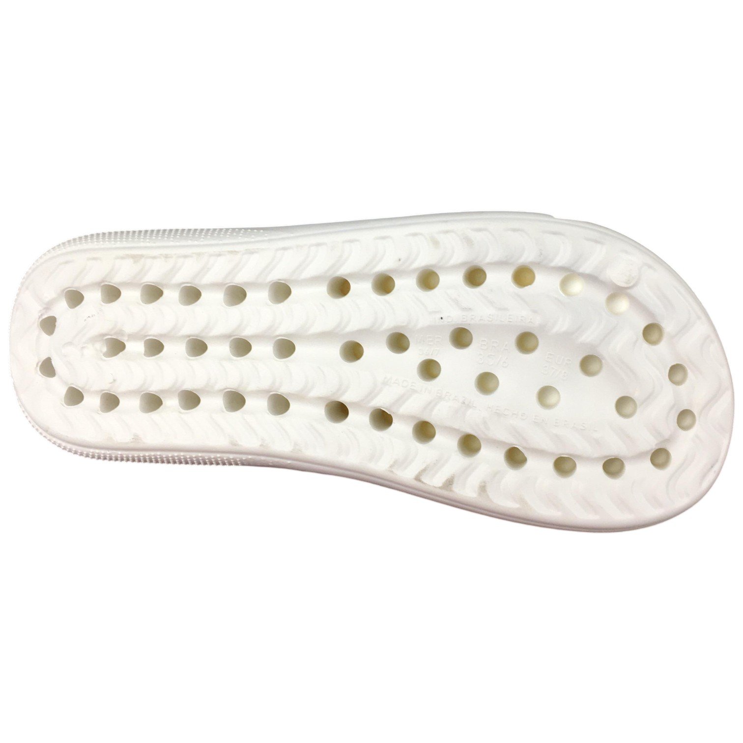 Sandália Chinelo Nuvem Feminino Slide Com Apliques Scaleno Branco 4