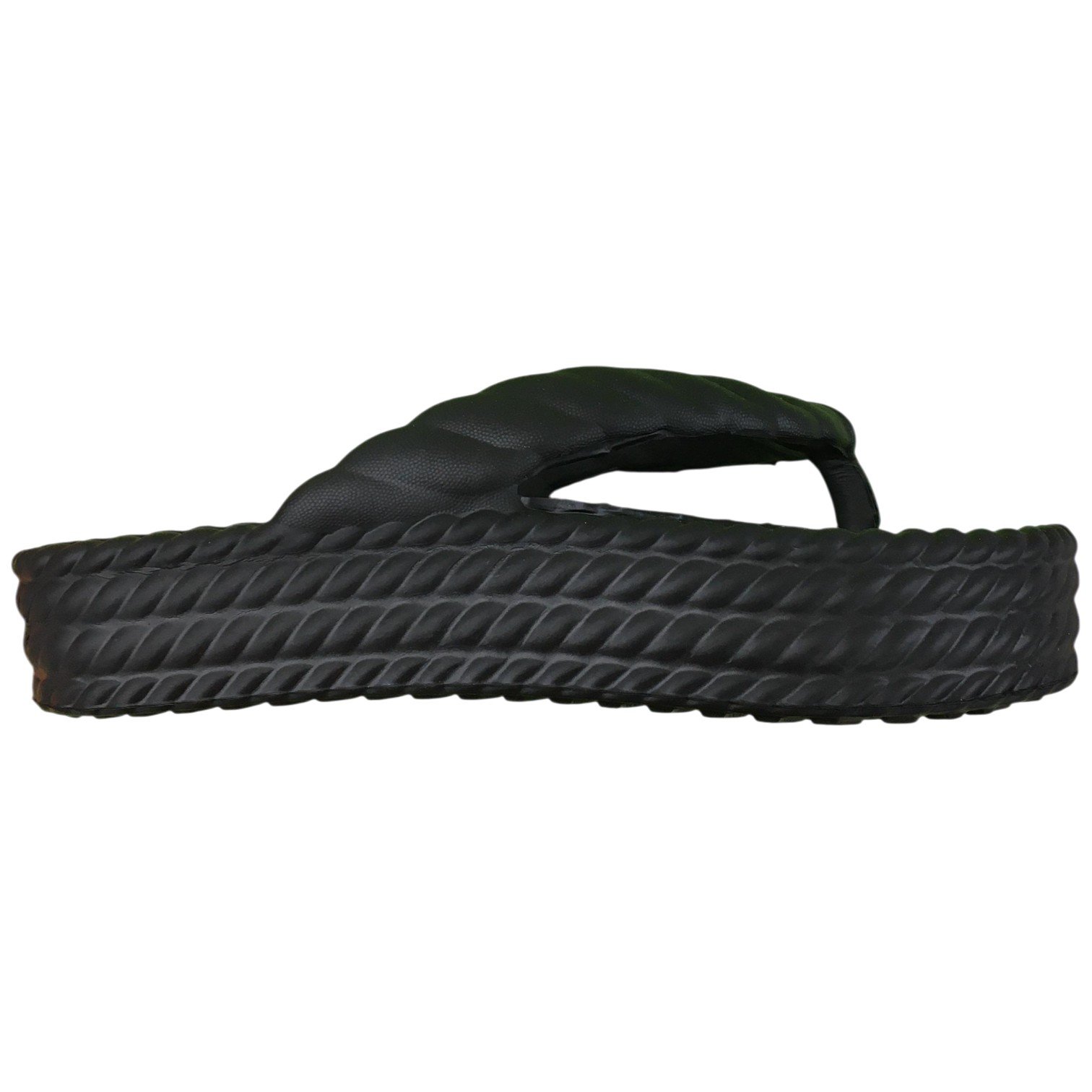 Chinelo Trança Feminino Plataforma Leve E Confortável