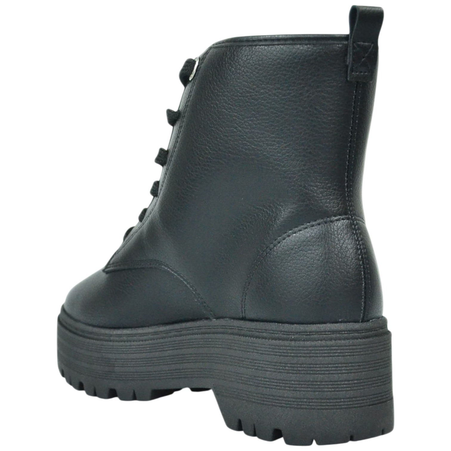 Bota Feminina Coturno Moleca Plataforma Preto 2