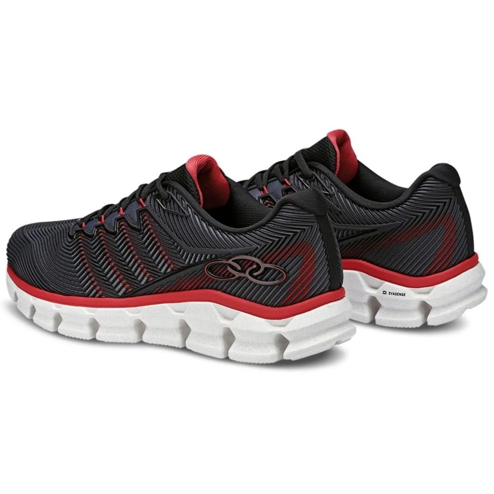Tênis Olympikus Taurus Masculino Preto/Vermelho 3