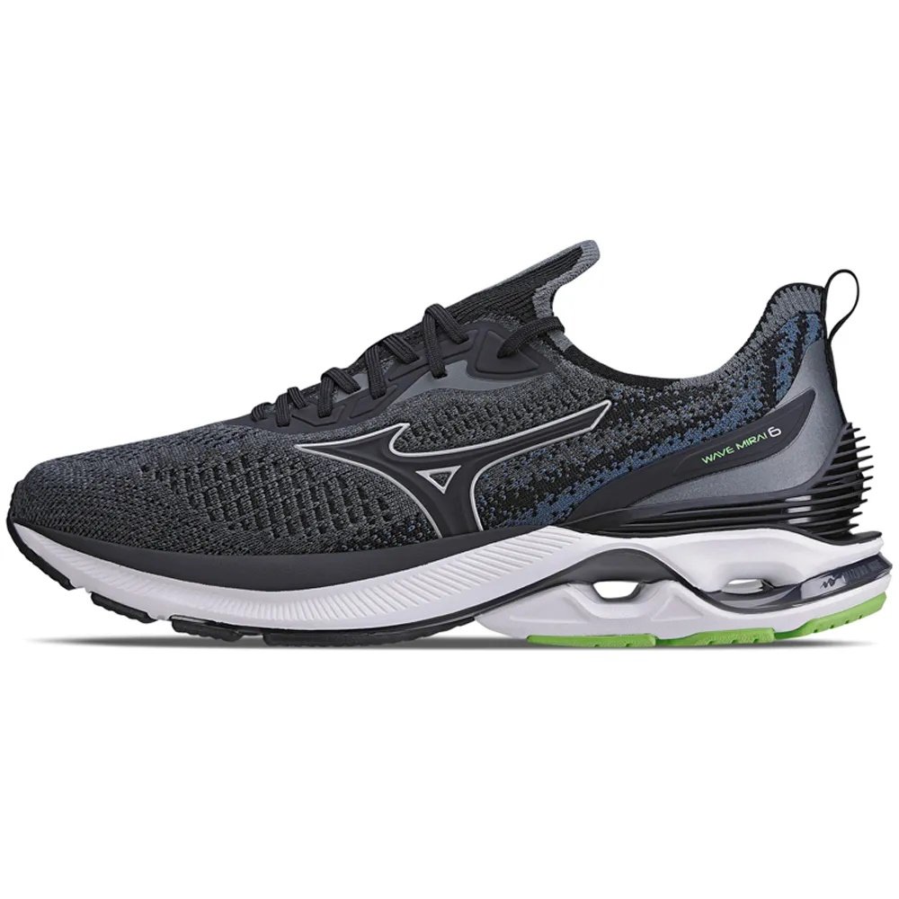 Tênis Mizuno Mirai 6 Masculino Chumbo/Preto 2