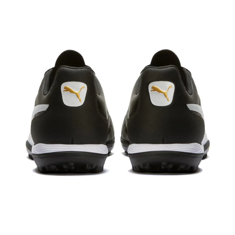 Chuteira Society Puma KING TT Preto/Branco 4