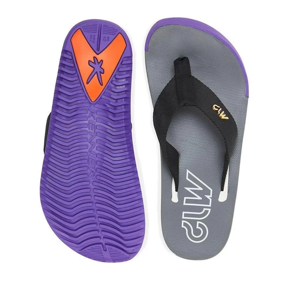 Chinelo Kenner Kicks.S M12 Cinza/Rosa 4