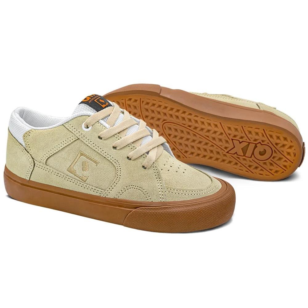 Tênis Qix Cookie Marrom Amarelado 2