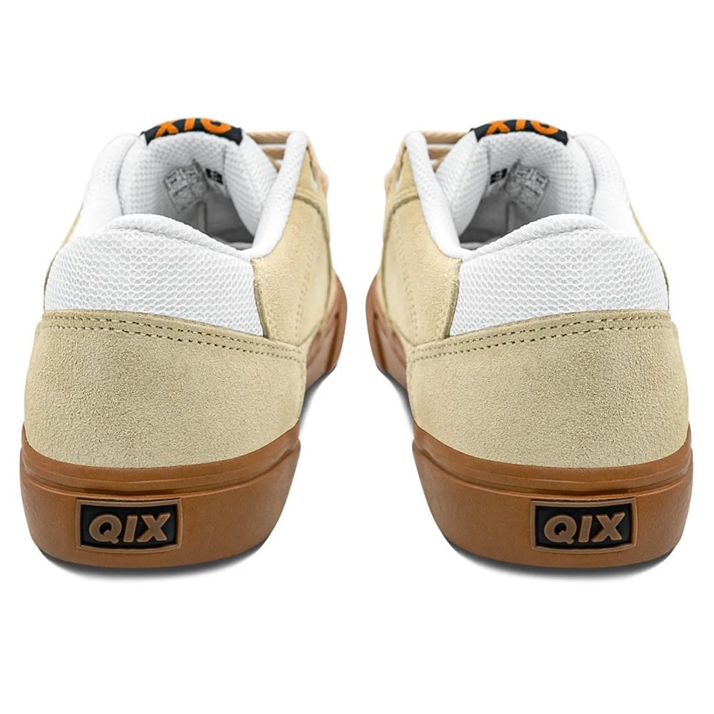 Tênis Qix Cookie Marrom Amarelado 4