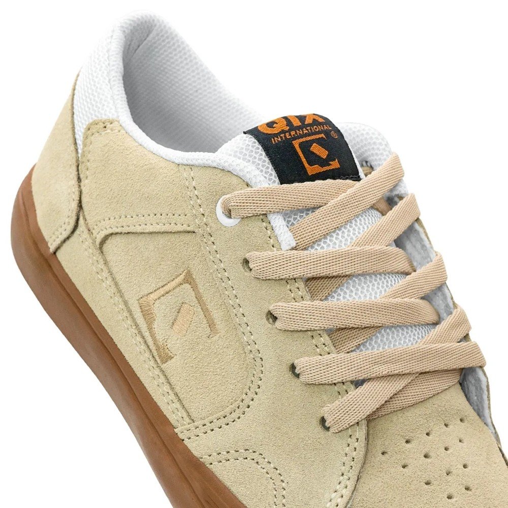 Tênis Qix Cookie Marrom Amarelado 6