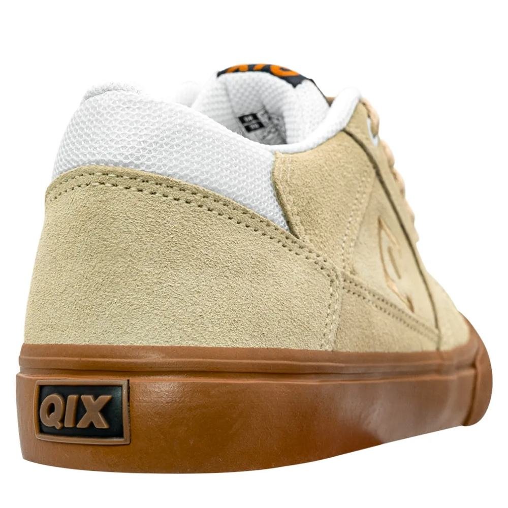 Tênis Qix Cookie Marrom Amarelado 7