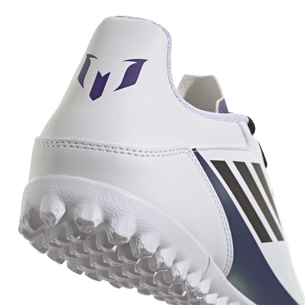 Chuteira Society Adidas F50 Club Messi Branco 8
