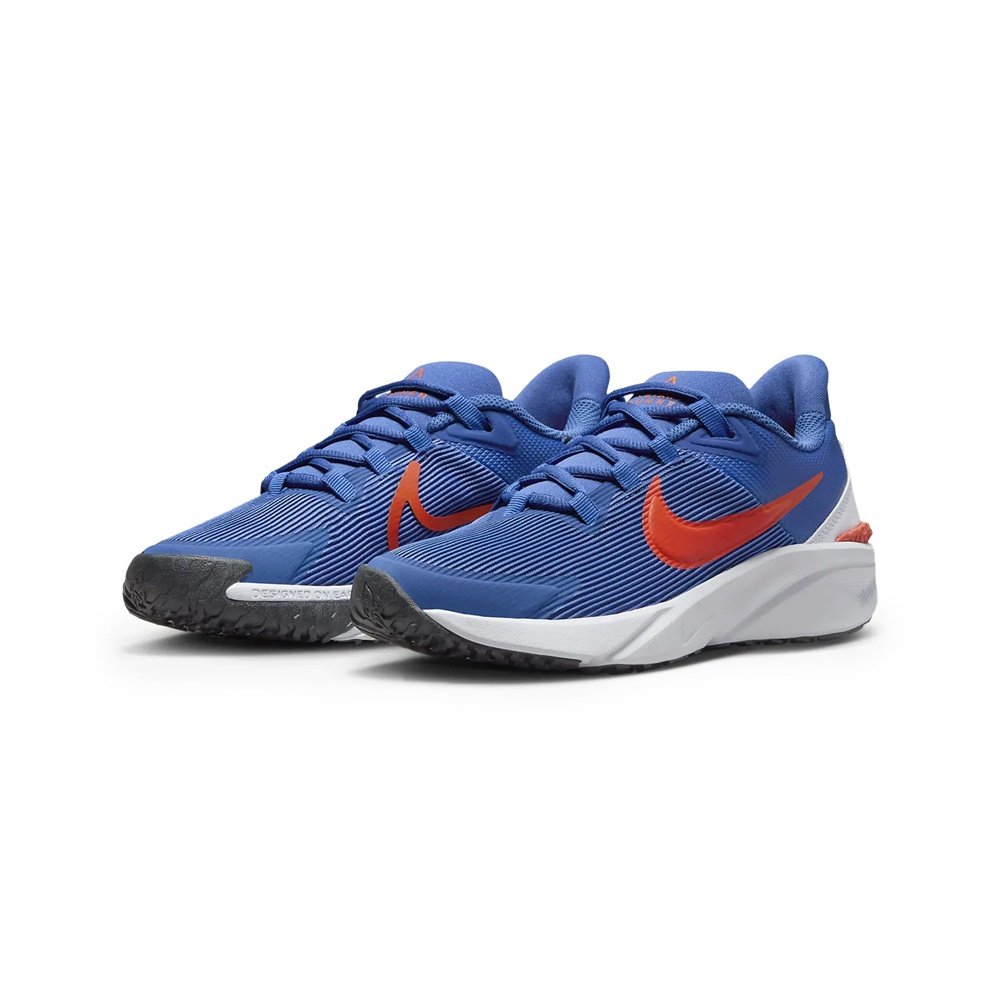 Tênis Nike Star Runner 4 NN (GS) Azul/Laranja 3