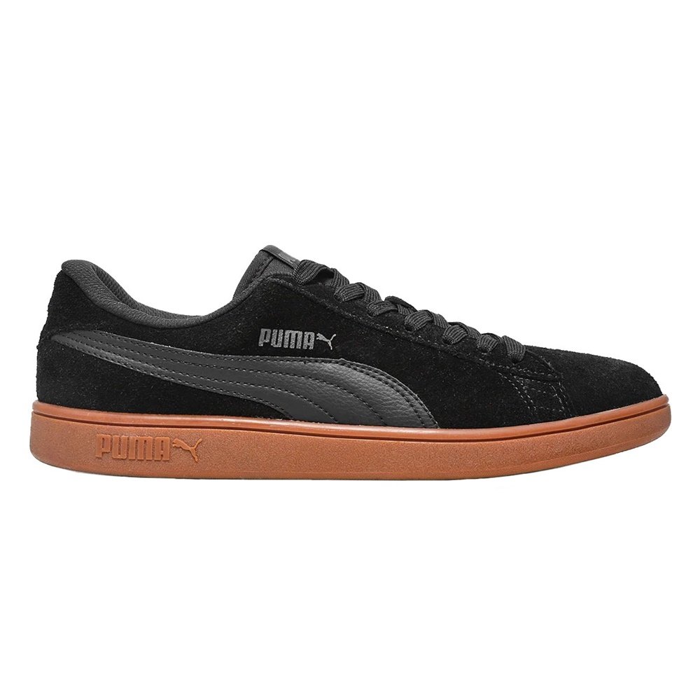 Tênis Puma Smash V2 Masculino Preto/Caramelo 1