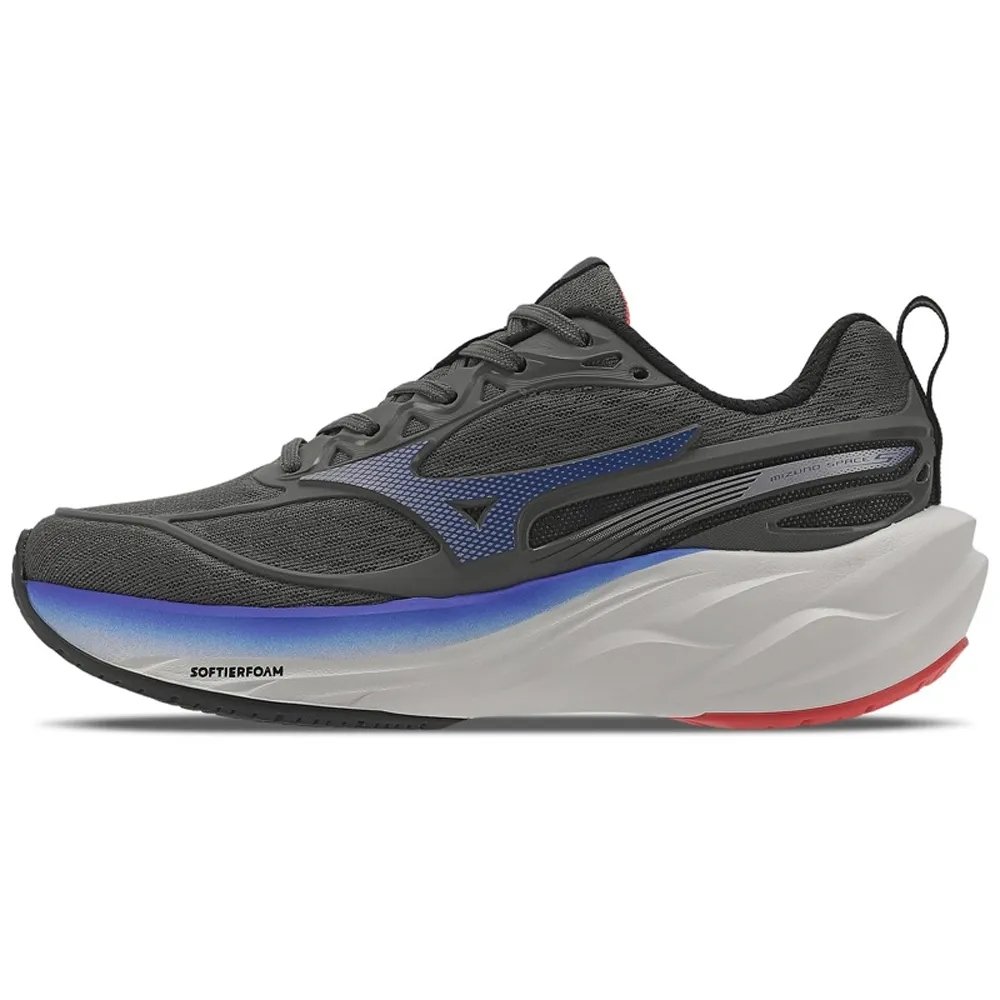 Tênis Mizuno Space 5 Masculino Cinza/Azul 2
