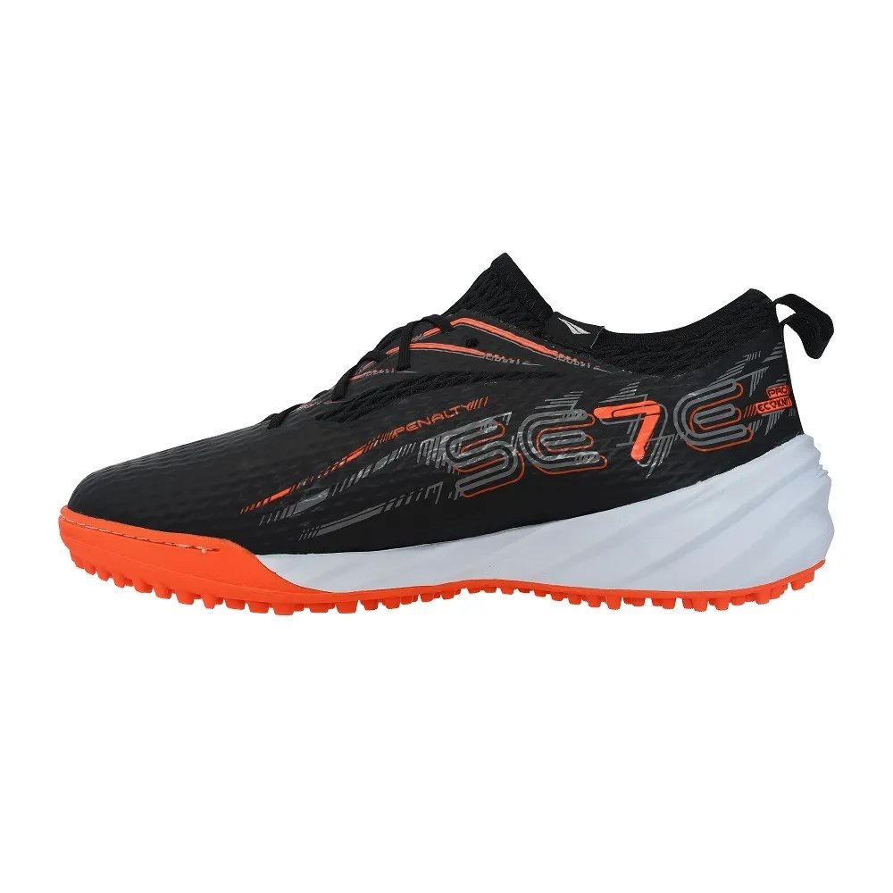 Chuteira Society Penalty Se7e Pro Ecoknit Y-2 Preto/Laranja 2