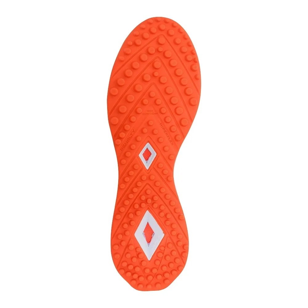 Chuteira Society Penalty Se7e Pro Ecoknit Y-2 Preto/Laranja 4