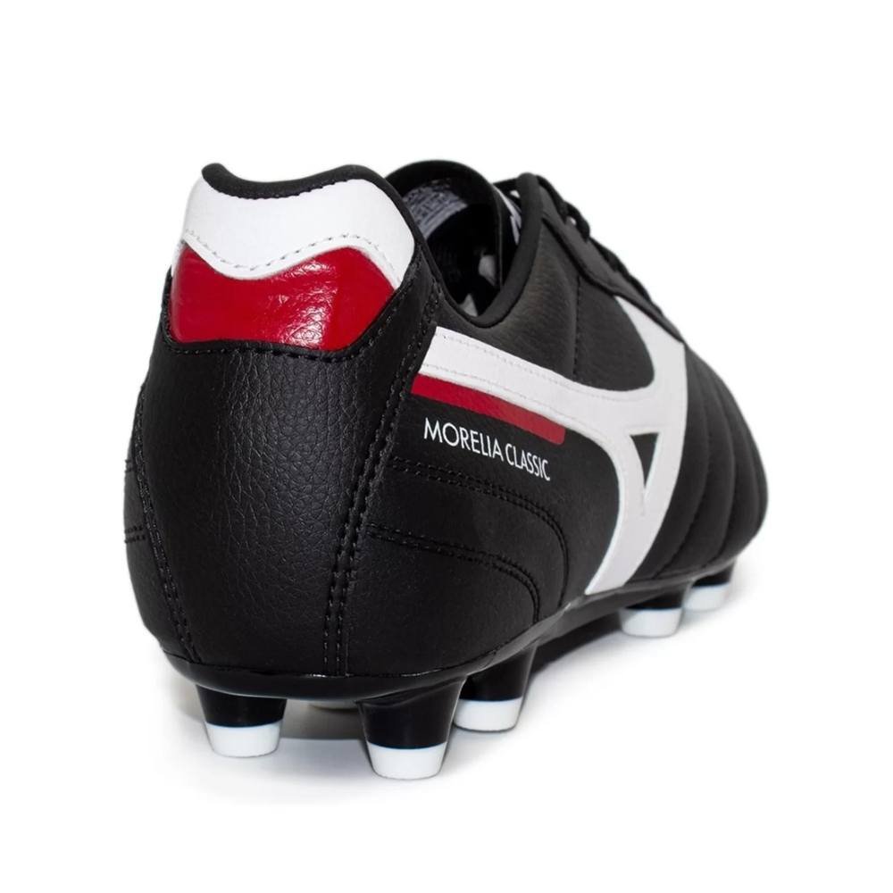 Chuteira Campo Mizuno Morelia Classic MD Preto/Branco 3