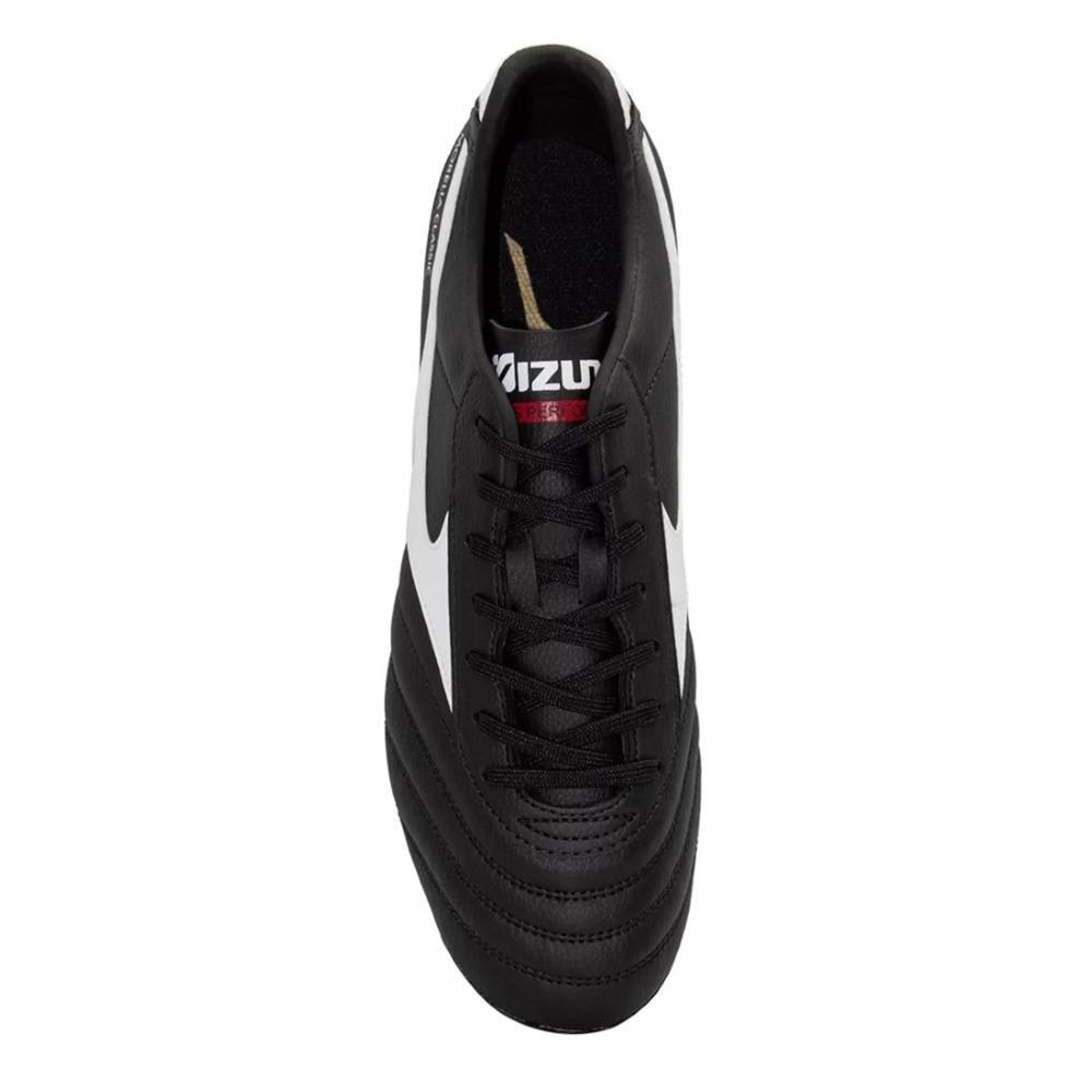 Chuteira Campo Mizuno Morelia Classic MD Preto/Branco 4