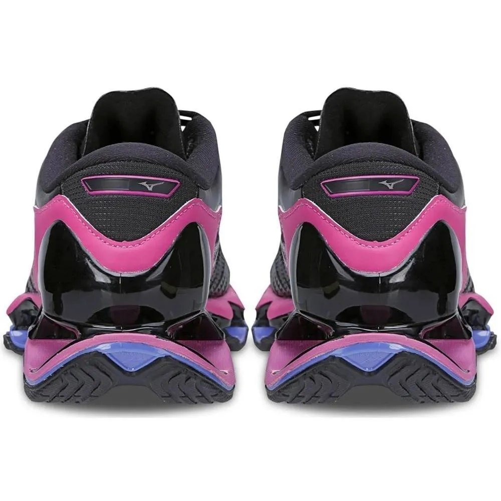 Tênis Mizuno Wave Prophecy 12 Feminino Preto/Rosa 3