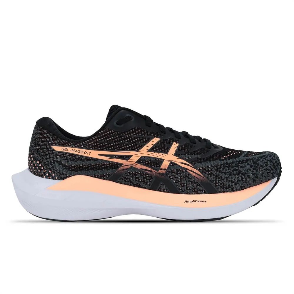 Tênis ASICS GEL-Nagoya Masculino Preto/Laranja