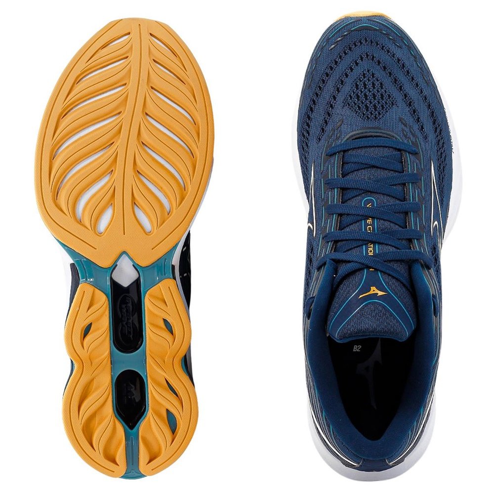 Tênis Mizuno Wave Creation 24 Masculino Azul 4