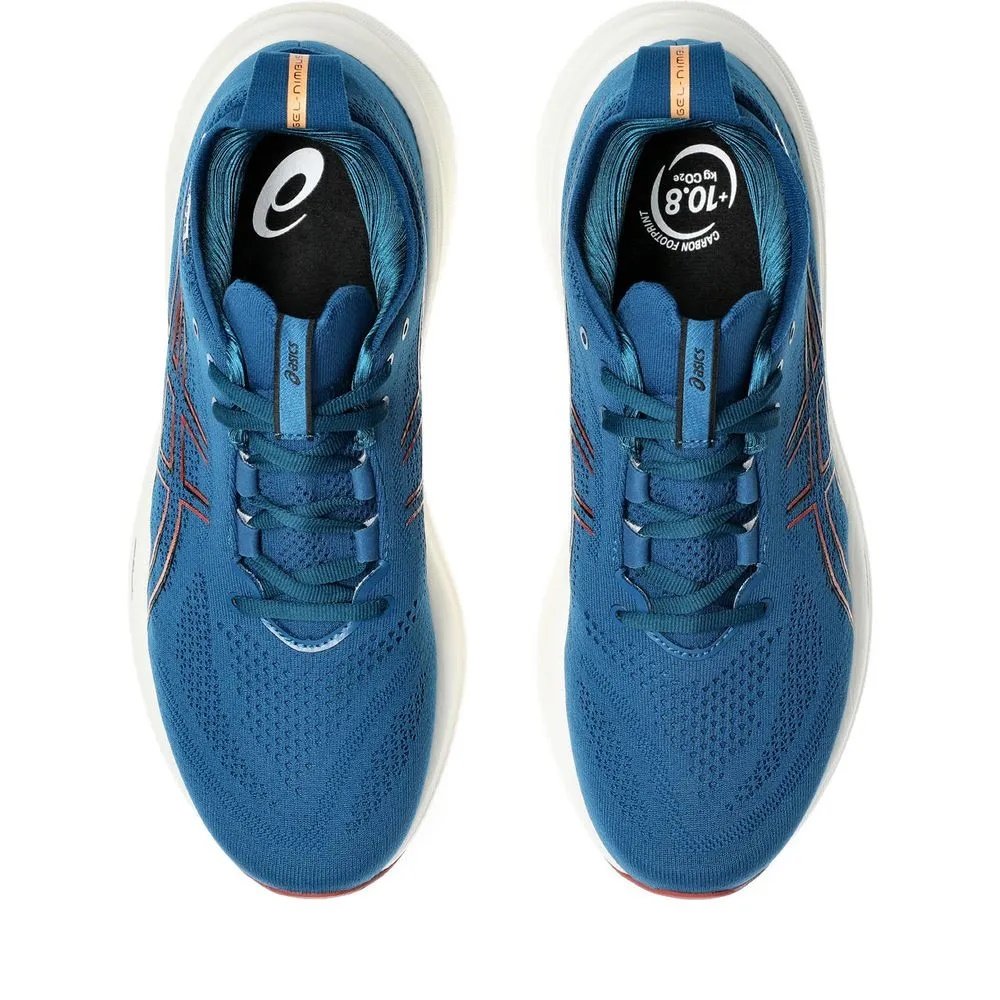Tênis Asics Gel Nimbus 26 Masculino Azul/Laranja 3