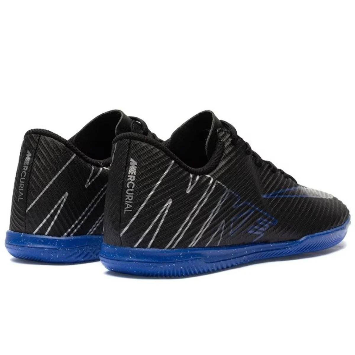Chuteira Society Nike Vapor 15 Club TF Masculina Preto /Azul 4