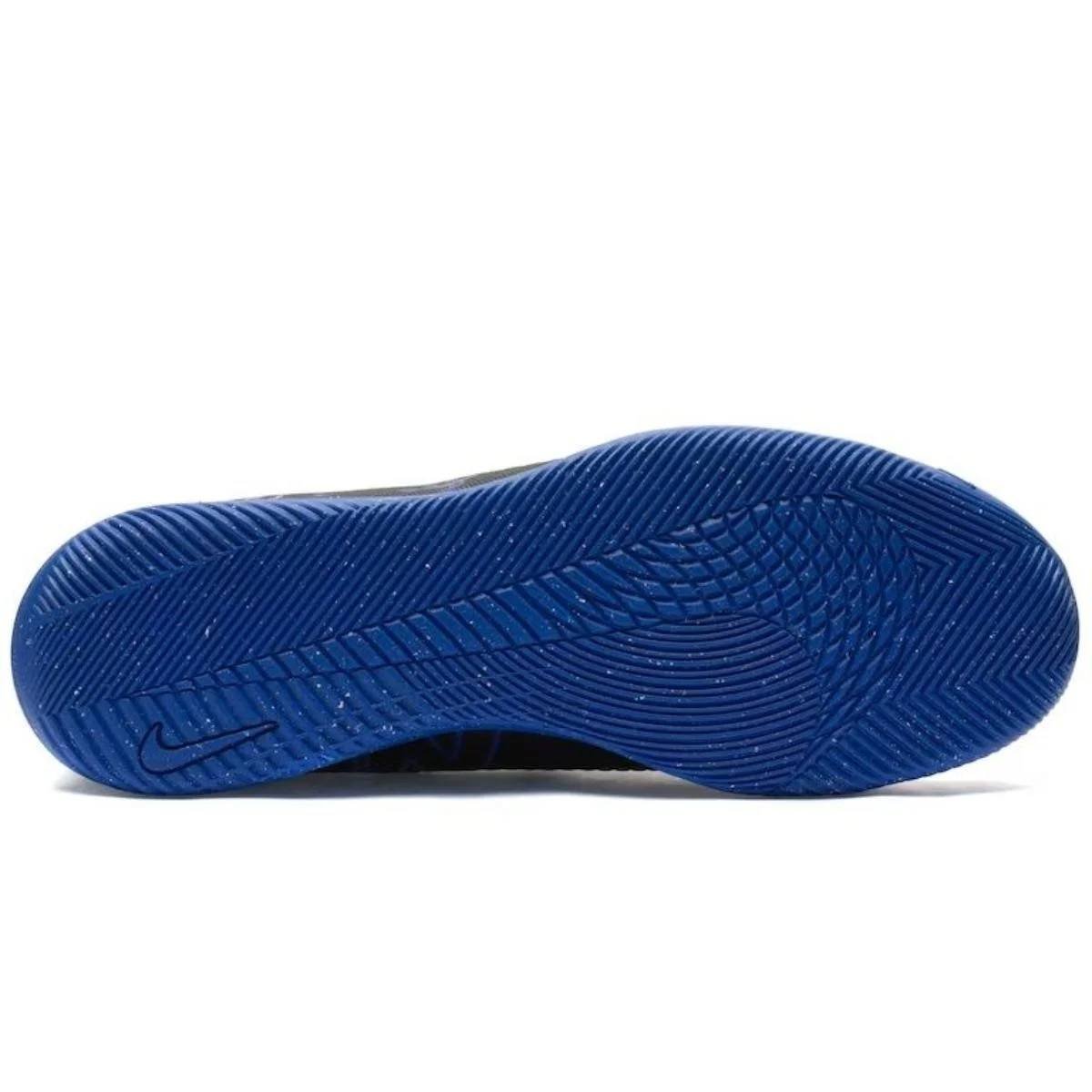 Chuteira Society Nike Vapor 15 Club TF Masculina Preto /Azul 6