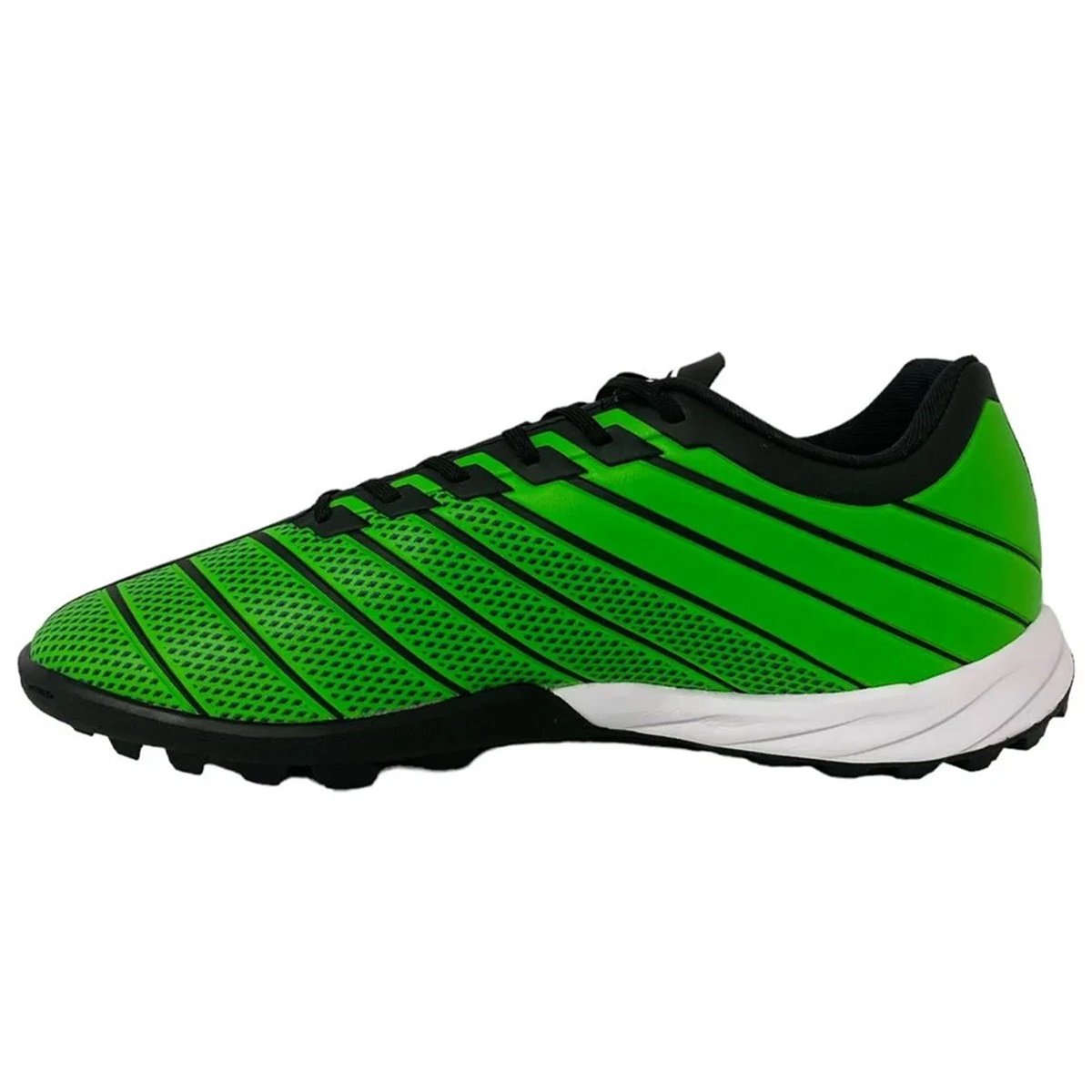 Chuteira Society Umbro Velocita Elixir Club Preto/Verde 2