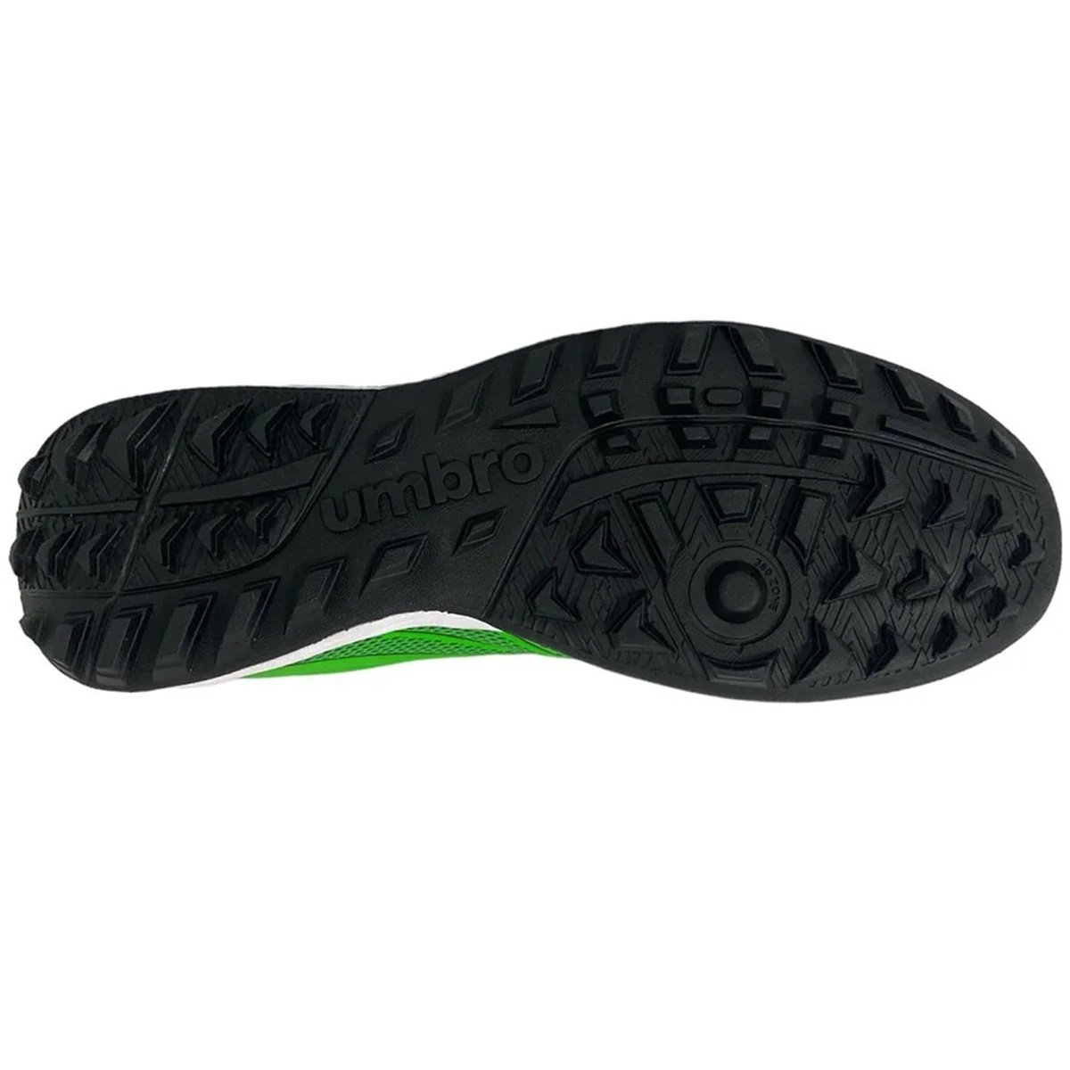 Chuteira Society Umbro Velocita Elixir Club Preto/Verde 3