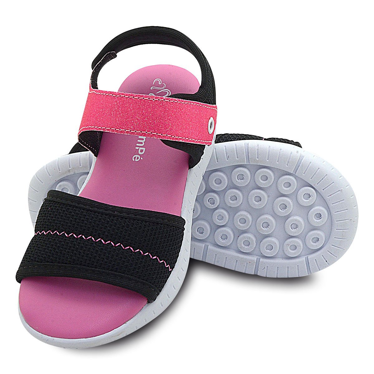 Sandalia Papete Infantil Menina Pe com Pe Ultra Macia Confortavel 4