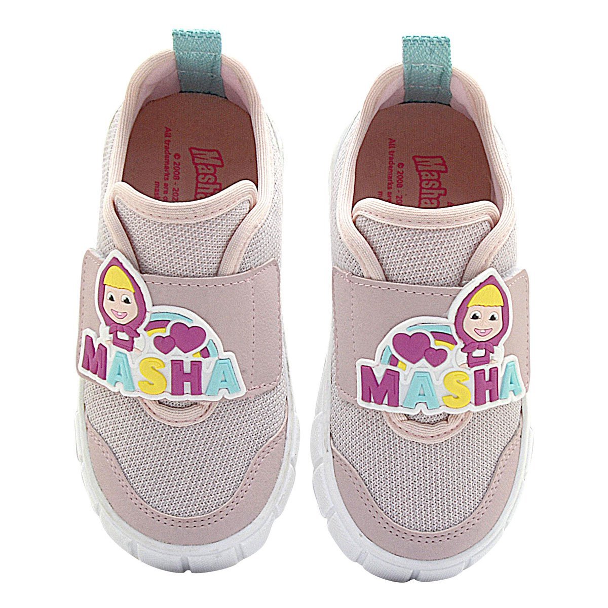 Tenis Infantil Menina Masha e o Urso Casual Nude/Rosa 4