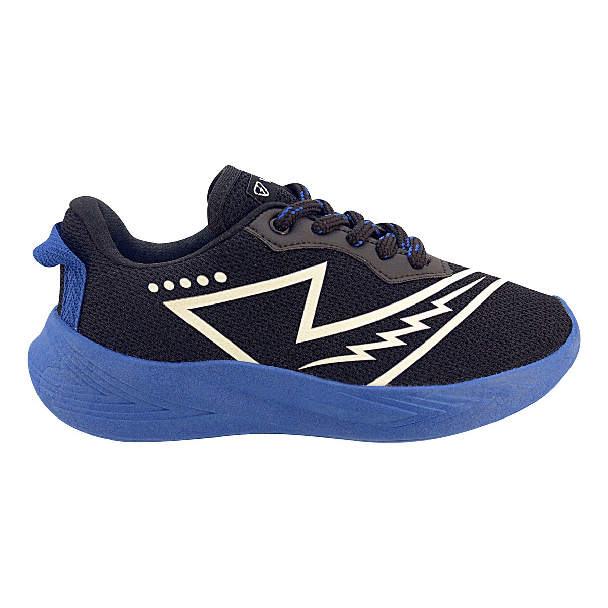 Tenis Infantil Menino Speed Flow Muda de Cor Preto/Azul 2