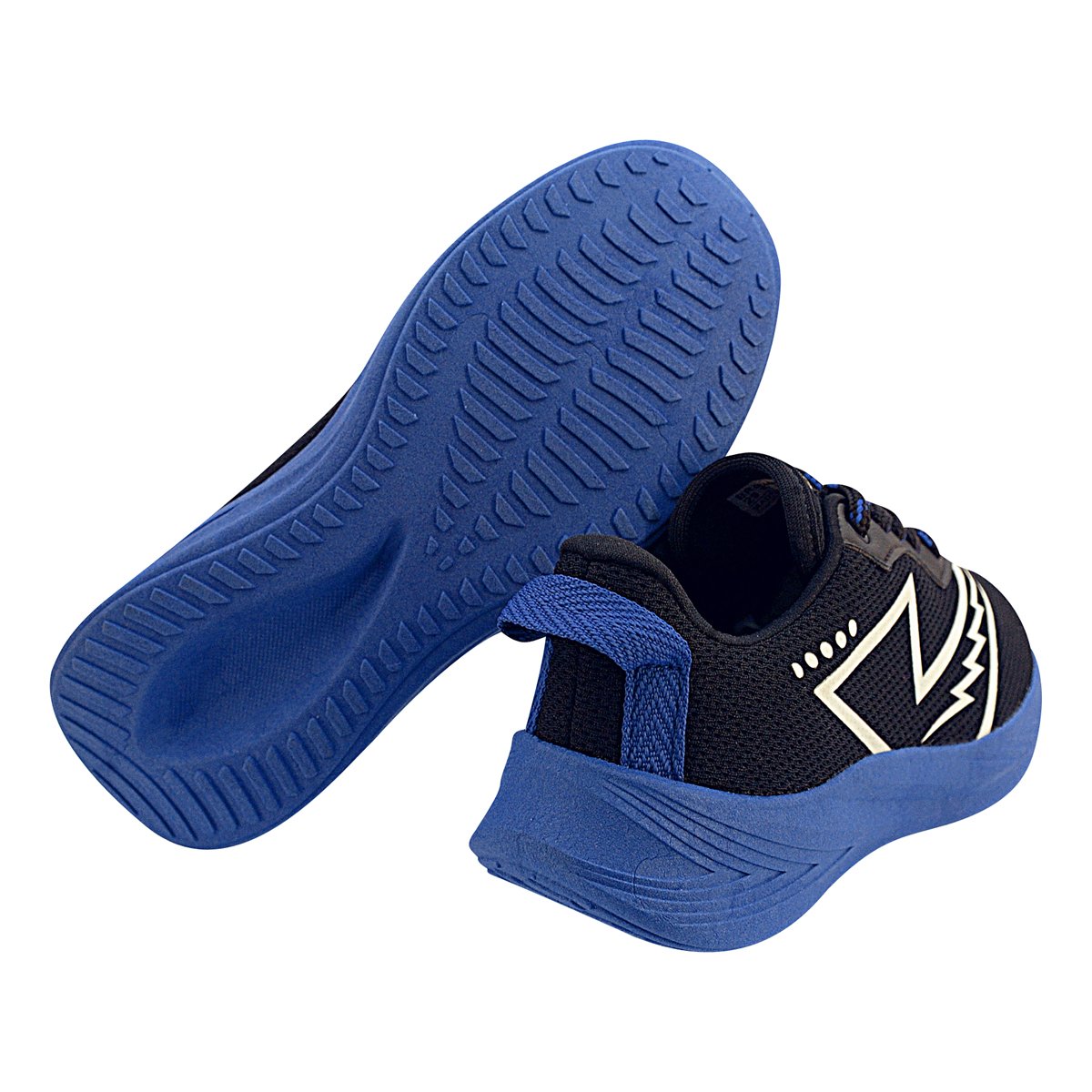 Tenis Infantil Menino Speed Flow Muda de Cor Preto/Azul 5