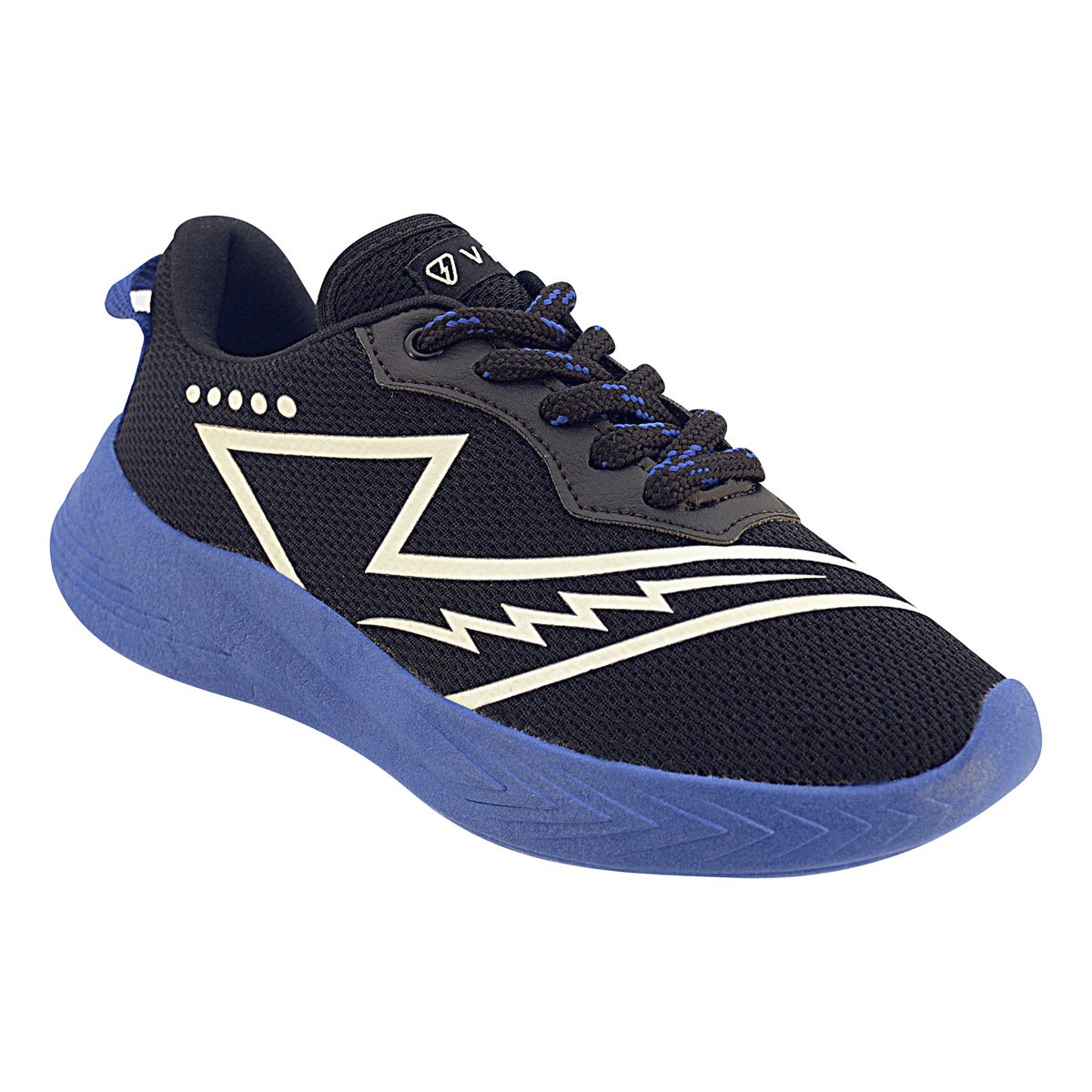 Tenis Infantil Menino Speed Flow Muda de Cor Preto/Azul 6