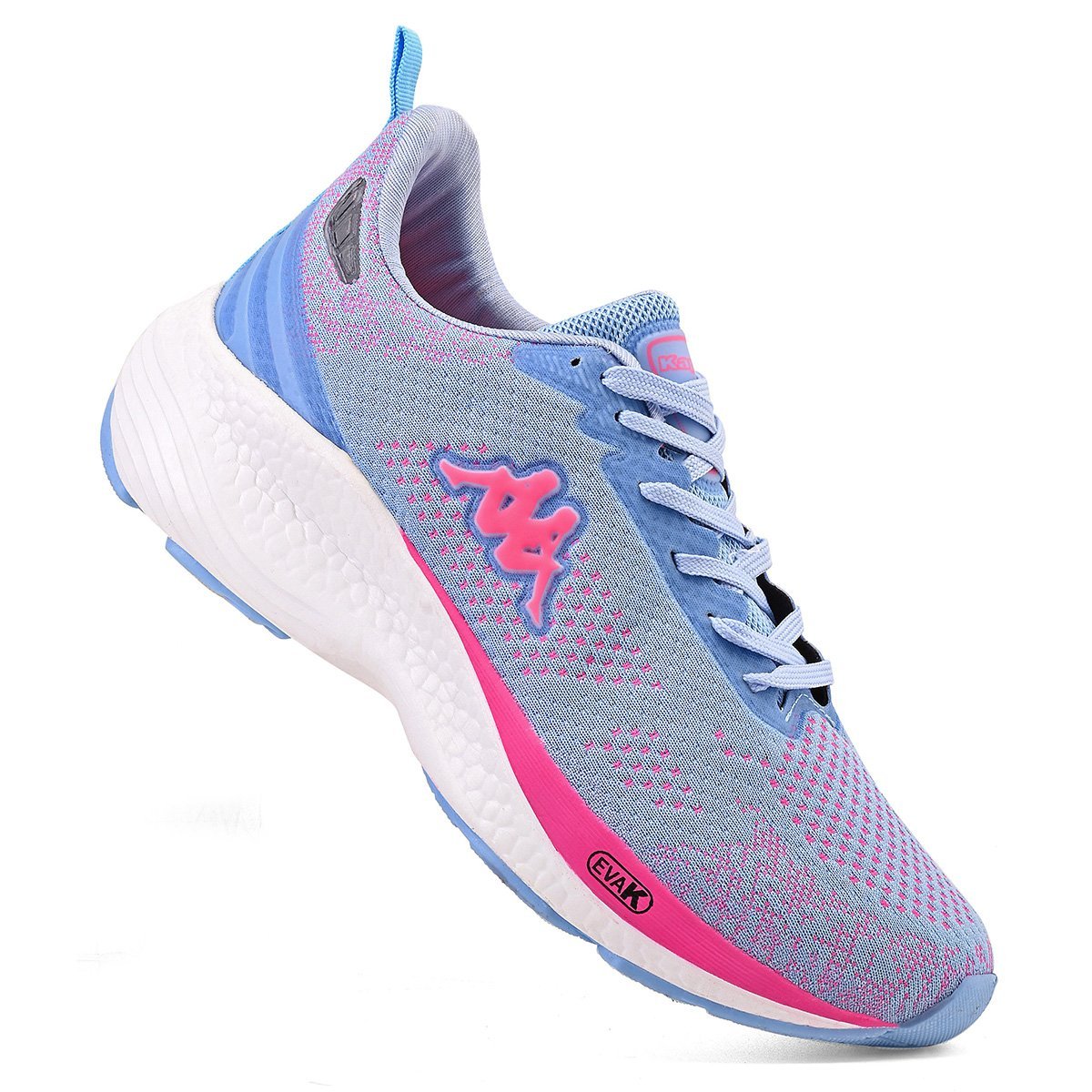 Tênis Kappa Pulse Unissex Rosa/Azul 3
