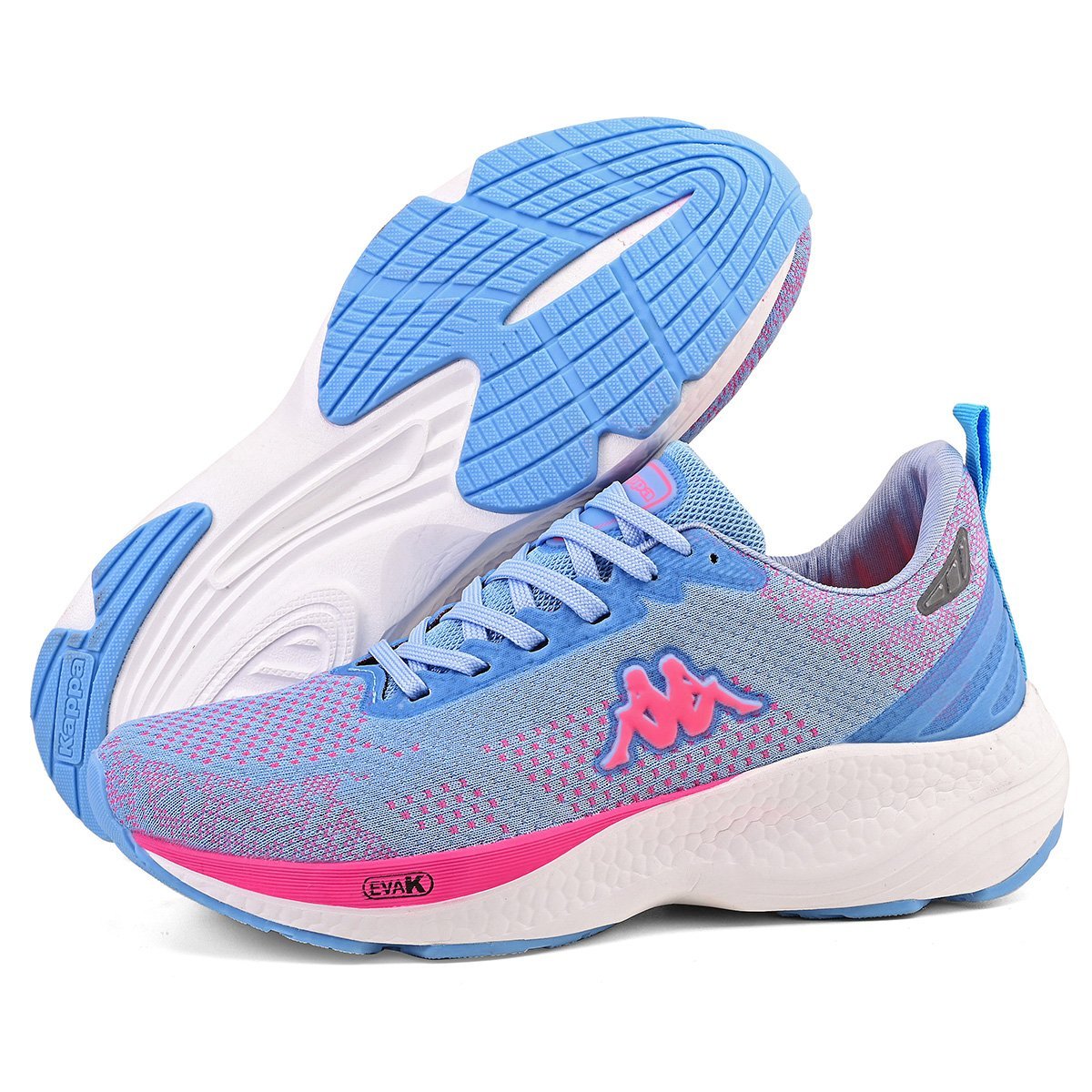 Tênis Kappa Pulse Unissex Rosa/Azul 4