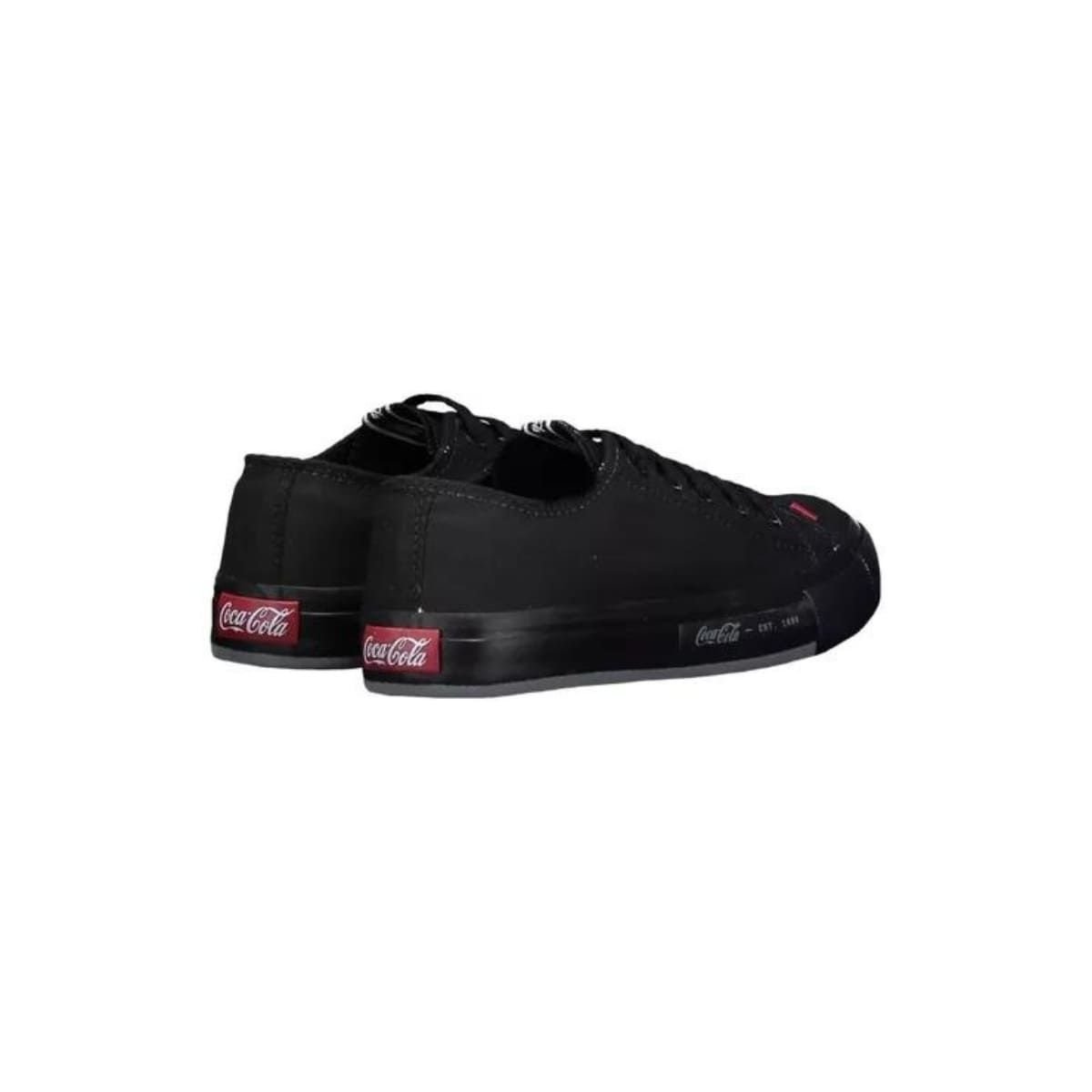 Tênis Coca Cola Shoes Daytona Black Lona Original Preto 2