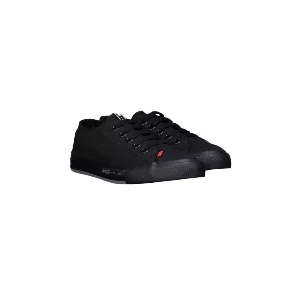 Tênis Coca Cola Shoes Daytona Black Lona Original Preto 3